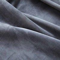 Berkfield Home Elegant Blackout Curtain with Metal Rings Velvet Anthracite 290x245 cm in Dark Grey