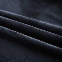 Berkfield Home Elegant Blackout Curtains 2 pcs with Hooks Velvet Black 140x175 cm