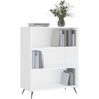 Berkfield Home Modern Bookcase White 69.5x32.5x90 cm Engineered Wood