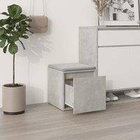 Berkfield Home Stylish Box Drawer Concrete Grey 40.5x40x40 cm Engineered Wood