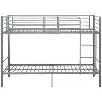 Berkfield Home Elegant Bunk Bed Grey Metal 90x200 cm