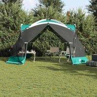 Berkfield Home Green Camping Mosquito Net with Doors Green 4-Person Waterproof