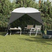 Berkfield Home Durable Camping Mosquito Net with Door Grey 6-Person Waterproof