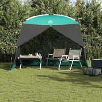 Berkfield Home Green Camping Mosquito Net with Door Green 4-Person Waterproof in Aqua