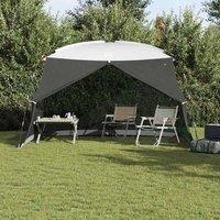 Berkfield Home White Camping Mosquito Net with Door Grey 6-Person Waterproof