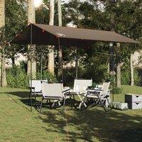 Berkfield Home Comfortable Camping Tarp Brown 366x306 cm Waterproof