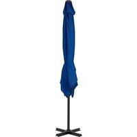 Berkfield Home Elegant Cantilever Umbrella with Aluminium Pole Azure Blue 250x250 cm