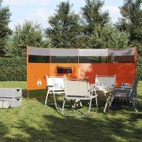 Berkfield Home Comfortable Camping Windbreak Orange 366x152x152 cm Waterproof | Size: 366 x 152 x 152 cm