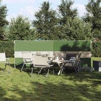 Berkfield Home Comfortable Camping Windbreak Green 344x120 cm Waterproof