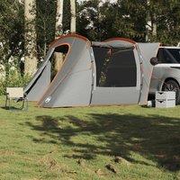 Berkfield Home Comfortable Car Tent Grey & Orange Waterproof