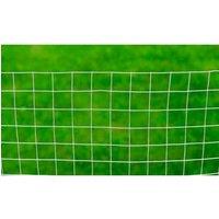 Berkfield Home Modern Chicken Wire Fence Galvanised Steel 25x1 m Silver