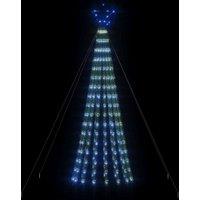 Berkfield Home Beautiful Christmas Tree Light Cone 275 LEDs Blue 180 cm