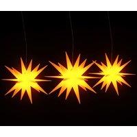Berkfield Home Festive Christmas Lights with LEDs 3 pcs Foldable Yellow