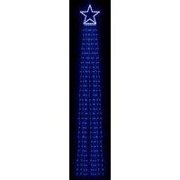 Berkfield Home Festive Christmas Tree light 320 LEDs Blue 375 cm