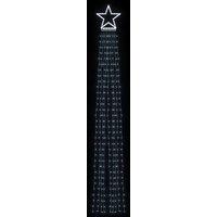 Berkfield Home Festive Christmas Tree light 320 LEDs Cold White 375 cm
