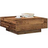 Berkfield Home Traditional Coffee Table - Old Wood - 80x80x31 cm - Engineered Wood in Brown | Size: 80 x 80 x 31 cm