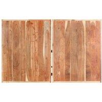 Berkfield Home Beautiful Coffee Table 142x90x42 cm Solid Acacia Wood in Brown | Size: 142 x 90 x 42 cm