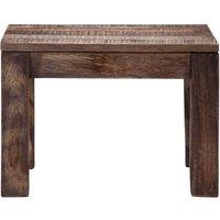 Berkfield Home Beautiful Coffee Table 50x50x35 cm Solid Mango Wood in Brown | Size: 50 x 50 x 35 cm