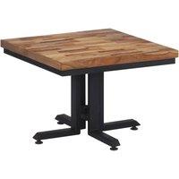 Berkfield Home Beautiful Coffee Table 55x55x40 cm Solid Reclaimed Teak in Brown | Size: 55 x 55 x 40 cm