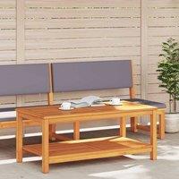 Berkfield Home Elegant Coffee Table 70x40x45 cm Solid Acacia Wood in Brown | Size: 70 x 40 x 45 cm