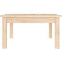 Berkfield Home Beautiful Coffee Table 55x55x30 cm Solid Wood Pine in Natural | Size: 55 x 55 x 30 cm