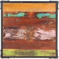 Berkfield Home Beautiful Coffee Table 60x60x35 cm Solid Reclaimed Wood | Size: 60 x 60 x 35 cm