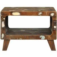 Berkfield Home Decorative Coffee Table 50x50x35 cm Solid Wood Reclaimed in Brown | Size: 50 x 50 x 35 cm