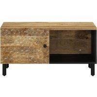 Berkfield Home Beautiful Coffee Table 80x50x40 cm Solid Wood Mango in Brown | Size: 80 x 50 x 40 cm