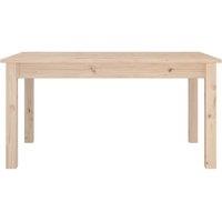Berkfield Home Beautiful Coffee Table 80x50x40 cm Solid Wood Pine in Light Tan | Size: 80 x 50 x 40 cm
