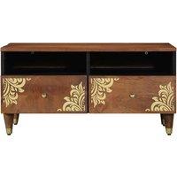 Berkfield Home Stunning Coffee Table 80x54x40 cm Solid Wood Mango in Brown | Size: 80 x 54 x 40 cm