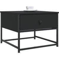 Berkfield Home Decorative Coffee Table Black 51x51x40 cm Engineered Wood | Size: 51 x 51 x 40 cm