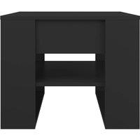 Berkfield Home Decorative Coffee Table Black 55.5x55x45 cm Engineered Wood