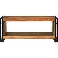 Berkfield Home Stunning Coffee Table 90x50x38 cm Solid Wood Acacia in Brown | Size: 90 x 50 x 38 cm