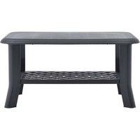 Berkfield Home Durable Coffee Table Anthracite 90x60x46 cm Plastic in Charcoal | Size: 90 x 60 x 46 cm