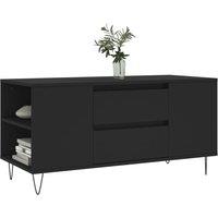 Berkfield Home Modern Coffee Table Black 102x44.5x50 cm Engineered Wood