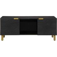 Berkfield Home Durable Coffee Table Black 100x54x40 cm Engineered Wood | Size: 100 x 54 x 40 cm