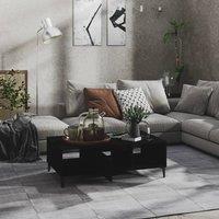 Berkfield Home Decorative Coffee Table Black 103.5x60x35 cm Engineered Wood