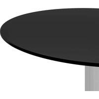 Berkfield Home Modern Coffee Table Black 40 cm Tempered Glass