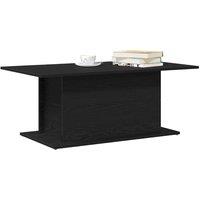 Berkfield Home Modern Coffee Table Black Oak 102x55, 5x40 cm cm Engineered Wood