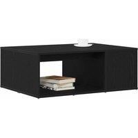 Berkfield Home Elegant Coffee Table Black Oak 90x67x33 cm Engineered Wood | Size: 90 x 67 x 33 cm