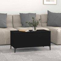 Berkfield Home Decorative Coffee Table Black 90x44.5x45 cm Engineered Wood