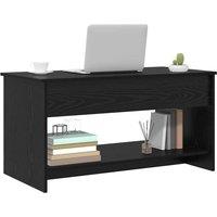 Berkfield Home Modern Coffee Table Black oak 102 x 50 x 52.5 cm Engineered wood