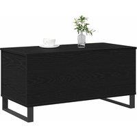 Berkfield Home Modern Coffee Table Black Oak 90x44.5x45 cm Engineered Wood