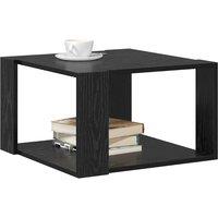 Berkfield Home Stunning Coffee Table Black Oak 51, 5x51, 5x30 cm Engineered Wood