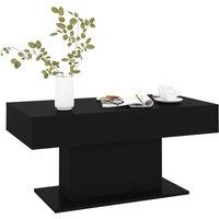 Berkfield Home Durable Coffee Table Black 96x50x45 cm Engineered Wood | Size: 96 x 50 x 45 cm