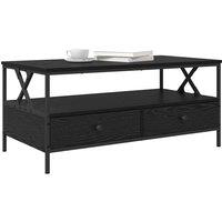 Berkfield Home Modern Coffee Table Black oak 100 x 51 x 45 cm Engineered wood