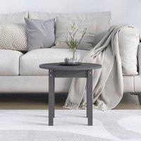 Berkfield Home Beautiful Coffee Table Grey 45x40 cm Solid Wood Pine