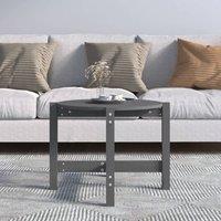 Berkfield Home Beautiful Coffee Table Grey 62.5x45 cm Solid Wood Pine