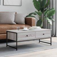 Berkfield Home Decorative Coffee Table Grey Sonoma 101x49x39.5 cm Engineered Wood