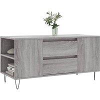 Berkfield Home Modern Coffee Table Grey Sonoma 102x44.5x50 cm Engineered Wood